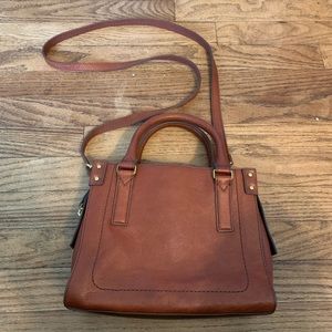 Fossil (Brandy) Claire Mini Satchel Crossbody with Removable Strap